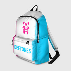 Рюкзак Deftones neon gradient style по-центру, цвет: 3D-принт