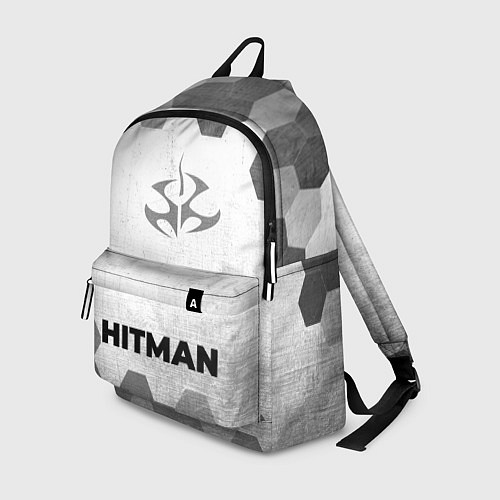 Рюкзак Hitman - white gradient по-центру / 3D-принт – фото 1