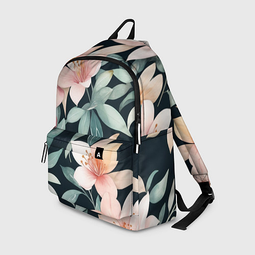 Рюкзак Цветочный паттерн / 3D-принт – фото 1