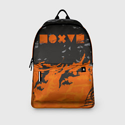 Рюкзак Равнодушие оранжевый, цвет: 3D-принт — фото 2