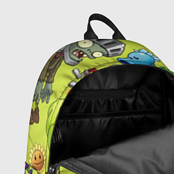 Рюкзак Растения против зомби с героями, цвет: 3D-принт — фото 2