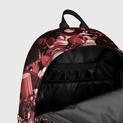 Рюкзак Растения против зомби в красном цвете, цвет: 3D-принт — фото 2