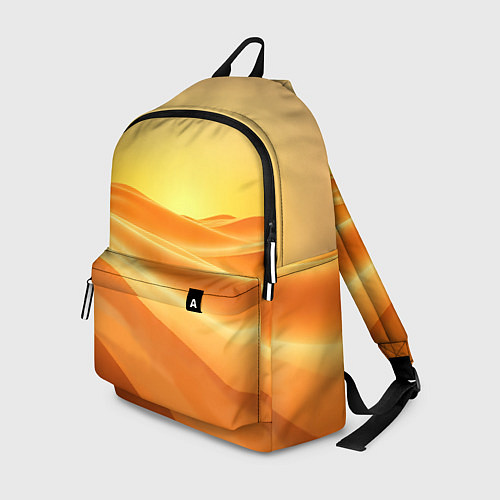 Рюкзак Золотые пески / 3D-принт – фото 1