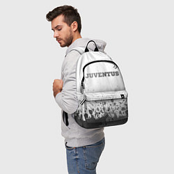 Рюкзак Juventus - white gradient посередине, цвет: 3D-принт — фото 2