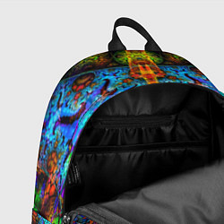 Рюкзак Абстракция стекло узор, цвет: 3D-принт — фото 2