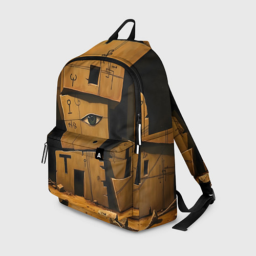 Рюкзак Глаза в каменных домах / 3D-принт – фото 1