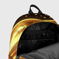 Рюкзак Золотая ткань с блестками, цвет: 3D-принт — фото 2