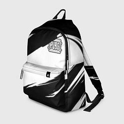 Рюкзак PUBG черно белые краски, цвет: 3D-принт