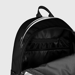 Рюкзак PUBG черно белые краски, цвет: 3D-принт — фото 2