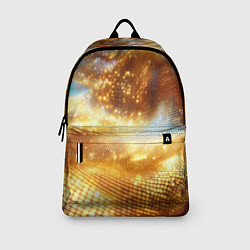 Рюкзак Блестящая золотая текстура, цвет: 3D-принт — фото 2