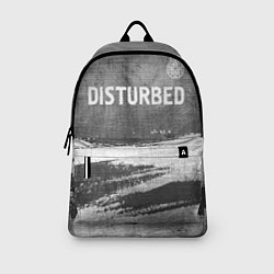 Рюкзак Disturbed - grey gradient посередине, цвет: 3D-принт — фото 2