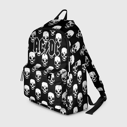 Рюкзак AC DC rock skull / 3D-принт – фото 1