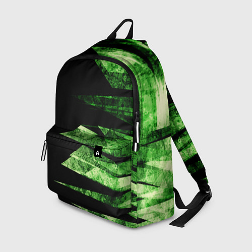 Рюкзак Color green black / 3D-принт – фото 1