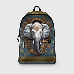 Рюкзак Слон лотос и золотая мандала, цвет: 3D-принт — фото 2