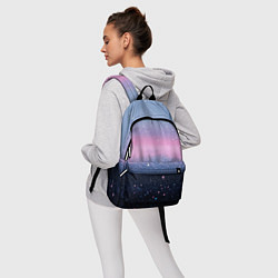 Рюкзак Восход с блестками - текстура, цвет: 3D-принт — фото 2