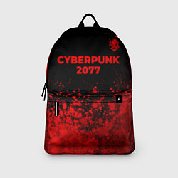 Рюкзак Cyberpunk 2077 - red gradient посередине, цвет: 3D-принт — фото 2