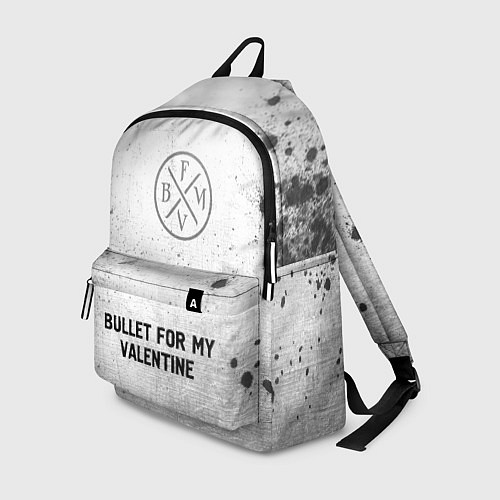 Рюкзак Bullet For My Valentine - white gradient по-центру / 3D-принт – фото 1