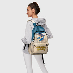 Рюкзак Shark meme, цвет: 3D-принт — фото 2