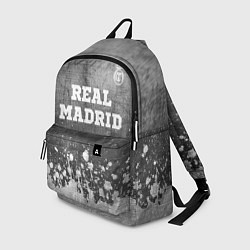 Рюкзак Real Madrid - grey gradient посередине, цвет: 3D-принт