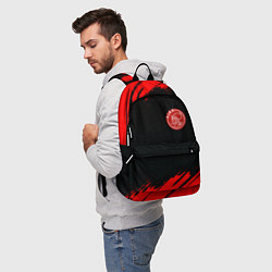 Рюкзак Ajax красные краски, цвет: 3D-принт — фото 2