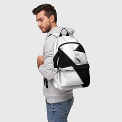 Рюкзак Real Madrid geometry black, цвет: 3D-принт — фото 2