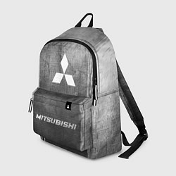 Рюкзак Mitsubishi - grey gradient по-центру, цвет: 3D-принт