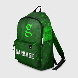 Рюкзак Garbage - green gradient по-центру, цвет: 3D-принт