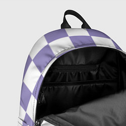 Рюкзак Квадраты фиолетовые, цвет: 3D-принт — фото 2
