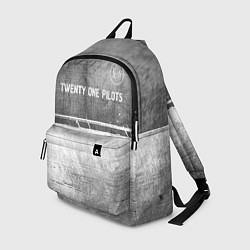 Рюкзак Twenty One Pilots - grey gradient посередине