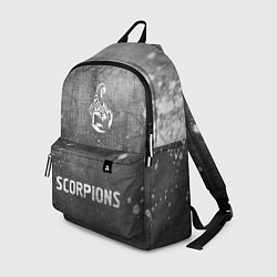 Рюкзак Scorpions - grey gradient по-центру, цвет: 3D-принт