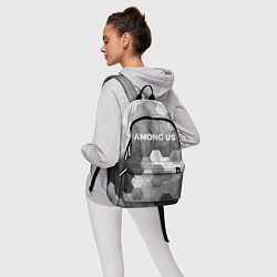 Рюкзак Among Us - grey gradient посередине, цвет: 3D-принт — фото 2