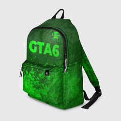 Рюкзак GTA6 - green gradient посередине, цвет: 3D-принт