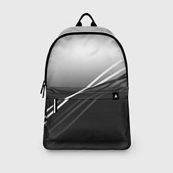 Рюкзак Градиент с полосами из белого в тёмный, цвет: 3D-принт — фото 2