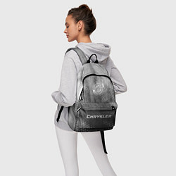 Рюкзак Chrysler - grey gradient по-центру, цвет: 3D-принт — фото 2