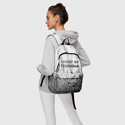 Рюкзак Ghost of Tsushima - white gradient посередине, цвет: 3D-принт — фото 2
