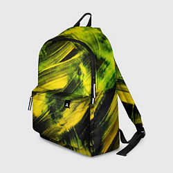 Рюкзак Мазки краски цвета лайм, цвет: 3D-принт