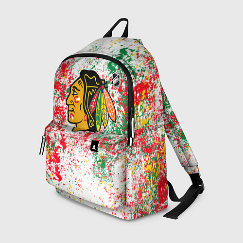 Рюкзак Chicago Blackhawks NHL white / 3D-принт – фото 1
