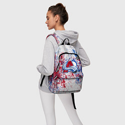 Рюкзак Colorado Avalanche NHL white, цвет: 3D-принт — фото 2