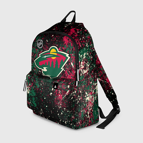 Рюкзак Minnesota Wild NHL black / 3D-принт – фото 1