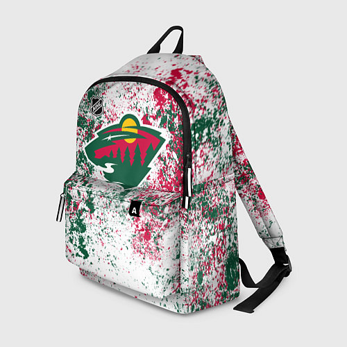 Рюкзак Minnesota Wild NHL white / 3D-принт – фото 1