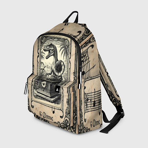 Рюкзак История развития звуковых носителей на марках / 3D-принт – фото 1