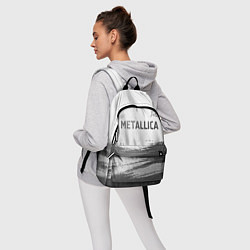 Рюкзак Metallica - white gradient посередине, цвет: 3D-принт — фото 2