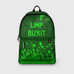 Рюкзак Limp Bizkit - green gradient посередине, цвет: 3D-принт — фото 2
