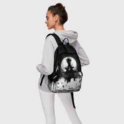 Рюкзак Пришелец на фоне луны, цвет: 3D-принт — фото 2