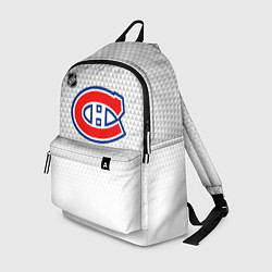Рюкзак Монреаль Канадиенс - белый фон, цвет: 3D-принт
