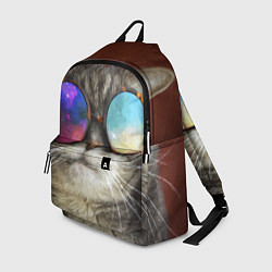 Рюкзак A Cat with multicolored glasses