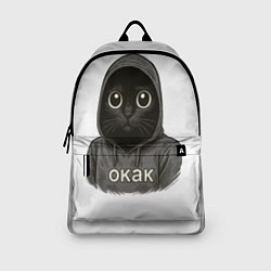 Рюкзак Мем окак с котом, цвет: 3D-принт — фото 2