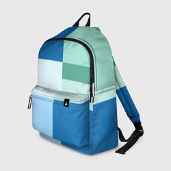 Рюкзак Мятное небо колор-блок, цвет: 3D-принт