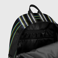 Рюкзак Neon yellow blue white, цвет: 3D-принт — фото 2