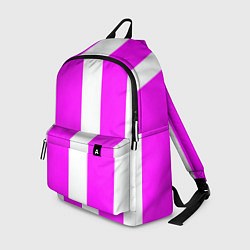 Рюкзак Color white pink line, цвет: 3D-принт